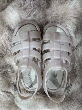 Mini Melissa Jelly Basket Sandals